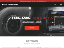 Tablet Screenshot of bigrig.bullydog.com